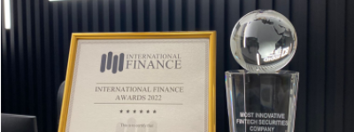 艾德金融获颁「国际财经大奖 – 最佳创新金融科技及证券公司」