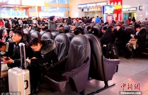 中国铁路要求：多功能按摩椅不能超过全部候车座椅的20%