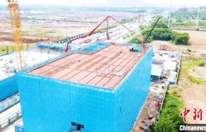 宁马城际铁路(安徽省马鞍山段)首座开工建设站房（九华路站）