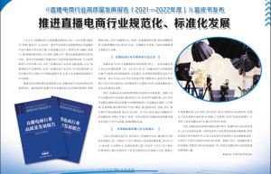 推进直播电商行业规范化、标准化发展