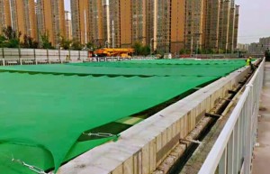 助力绿色施工 防尘“天幕”显身手