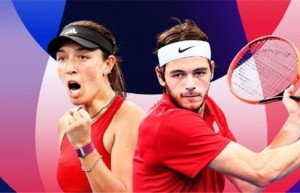 首届联合杯网球赛决出四强