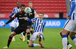 德国足球甲级联赛：勒沃库森主场战胜柏林赫塔