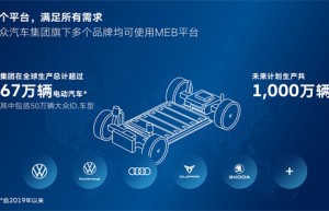 MEB成绩斐然：大众汽车进一步研发电动平台