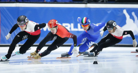 短道速滑世界杯荷兰多德雷赫特站：林孝埈夺男子500米金牌